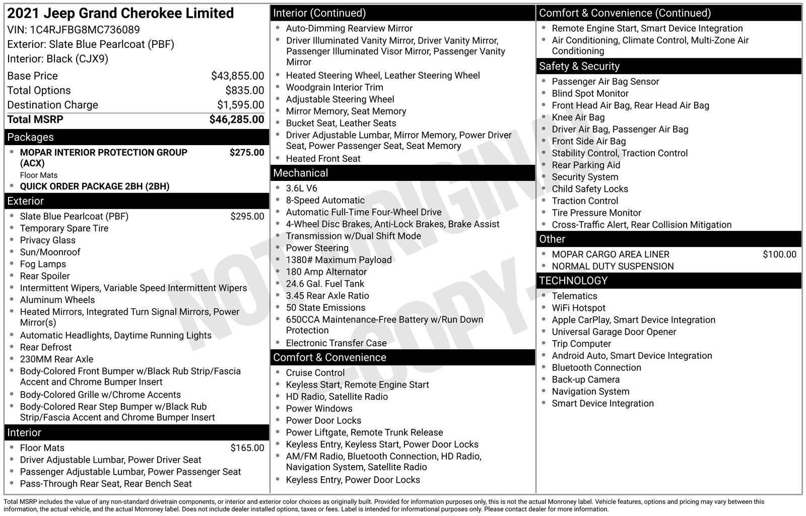 2021 Jeep Grand Cherokee Limited
