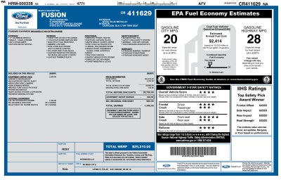 2012 Ford Fusion SEL