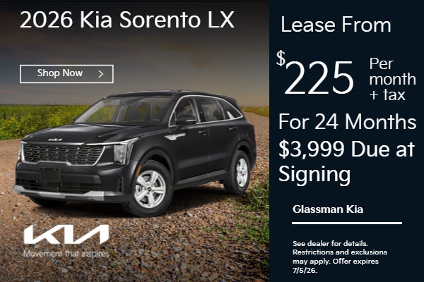 2026 Kia Sorento LX Lease Offer