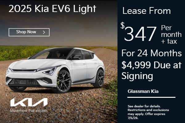 2025 Kia EV6 Light Lease Offer
