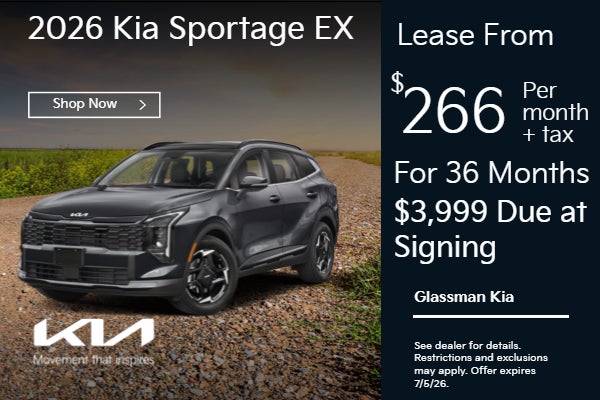 2026 Kia Sportage Ex Lease Offer