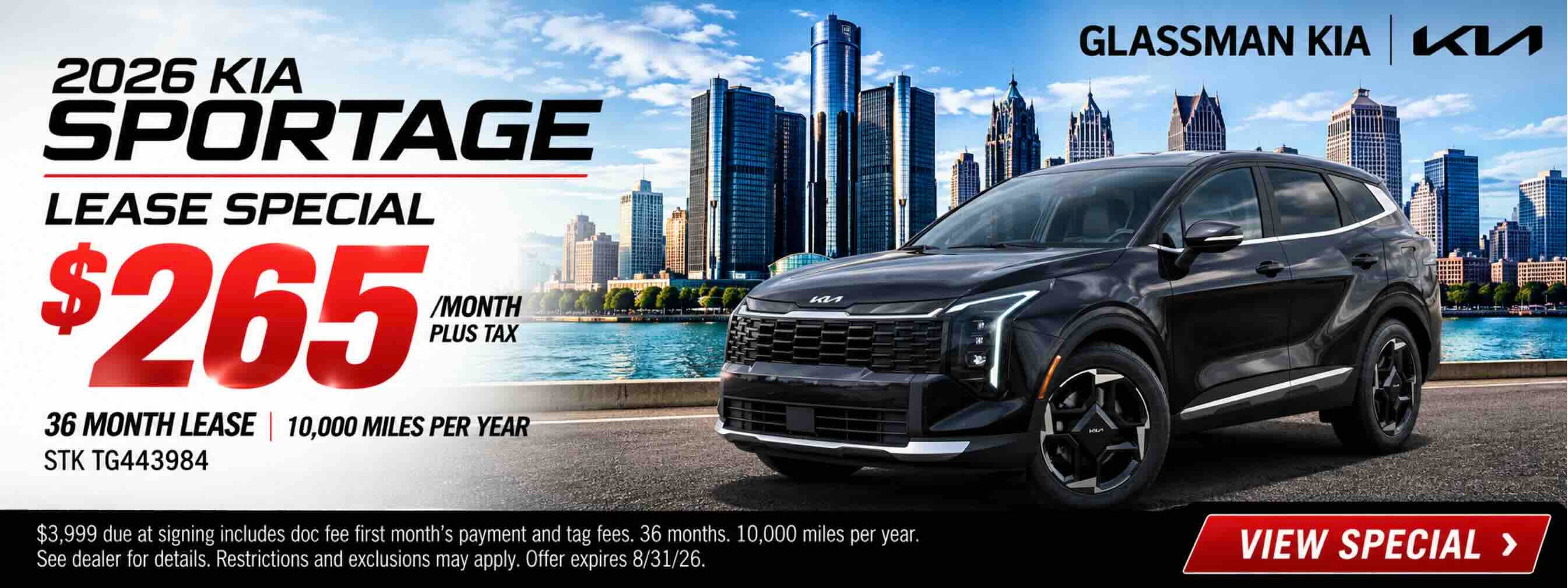Kia Sportage lease