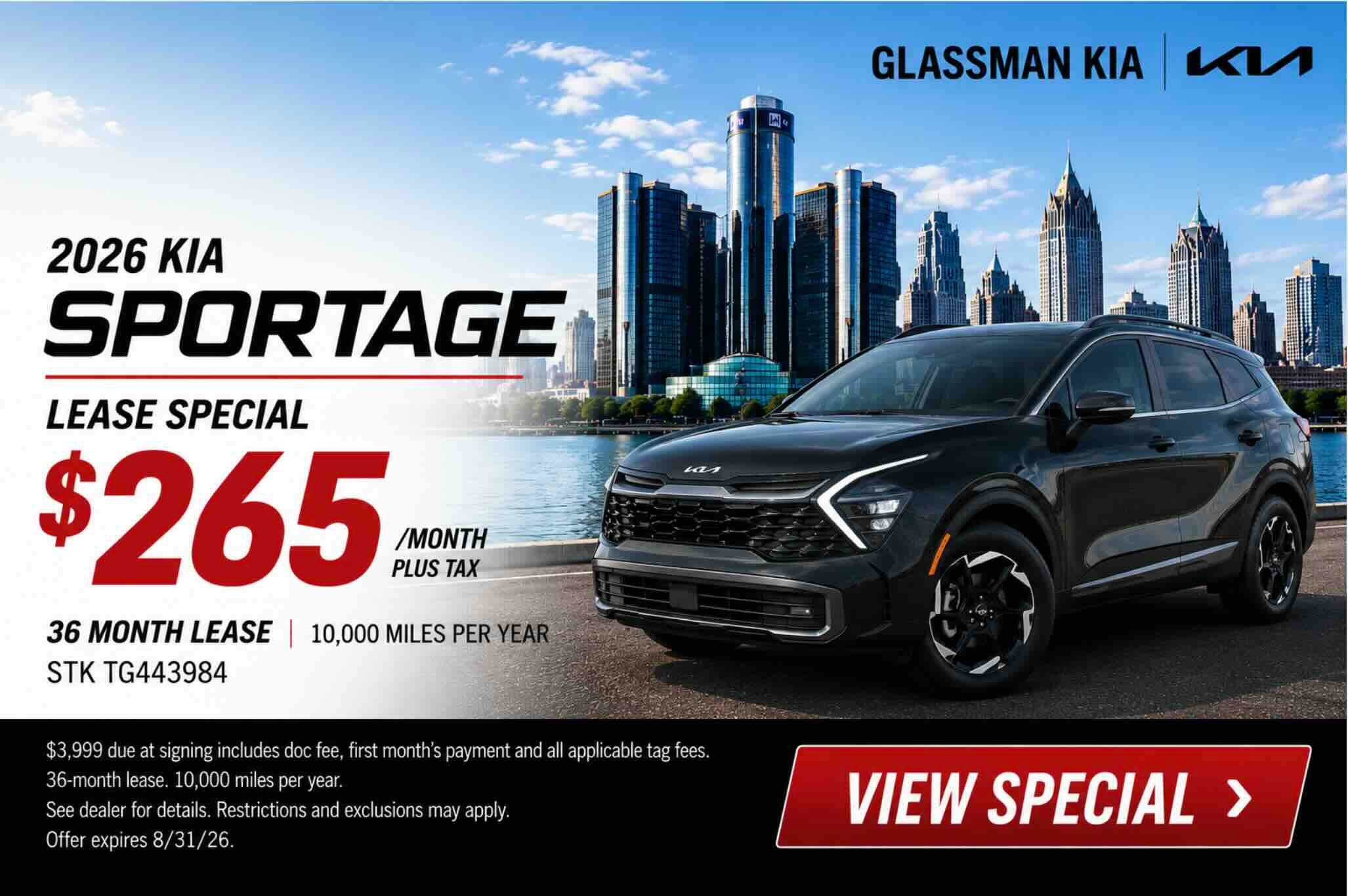 Kia Sportage lease